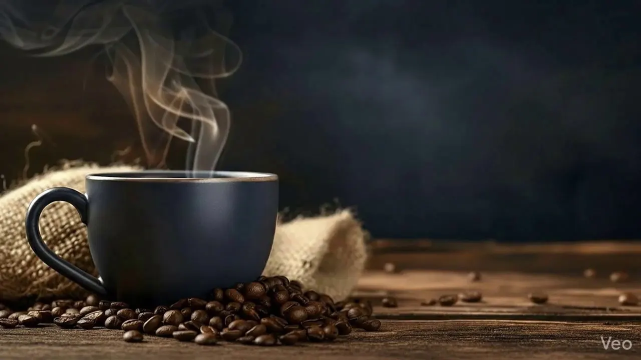 Café especial Souza Fé — xícara de café com vapor, Varginha MG